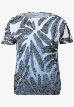 Shirt met Burnout patroon