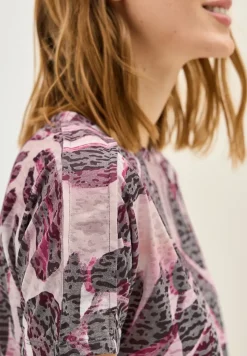 Shirt met Burnout patroon