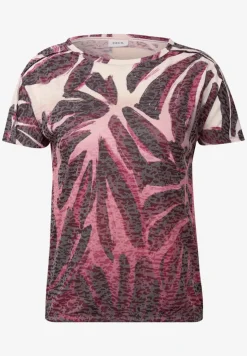 Shirt met Burnout patroon