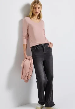 Shirt met carrée halslijn