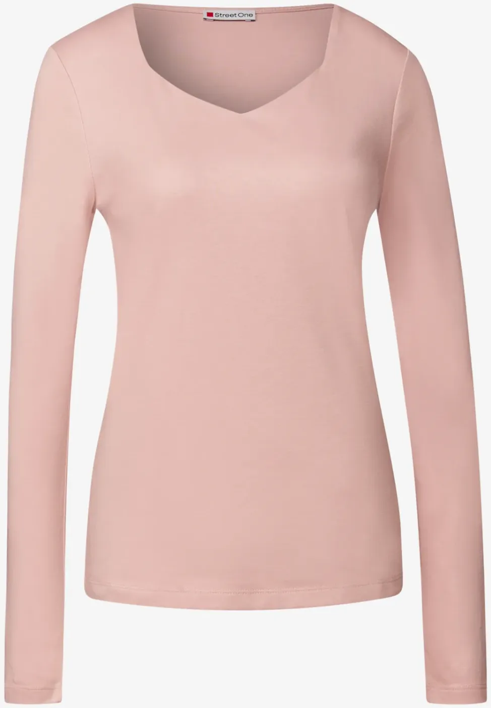 Shirt met carrée halslijn