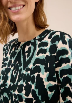 Shirt met Cupro Touch print