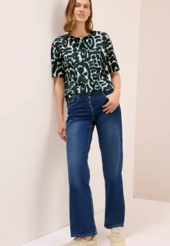 Shirt met Cupro Touch print