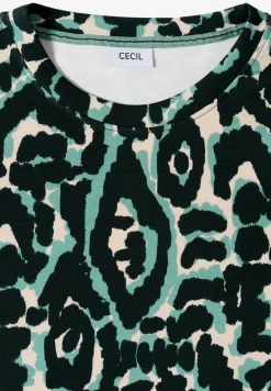 Shirt met Cupro Touch print