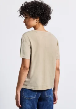 Shirt met decoratieve stenen