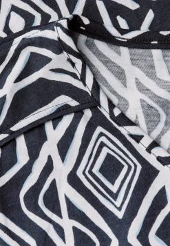 Shirt met decoratieve stiksels