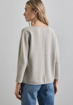 Shirt met diagonale structuur