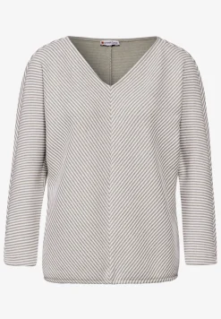 Shirt met diagonale structuur