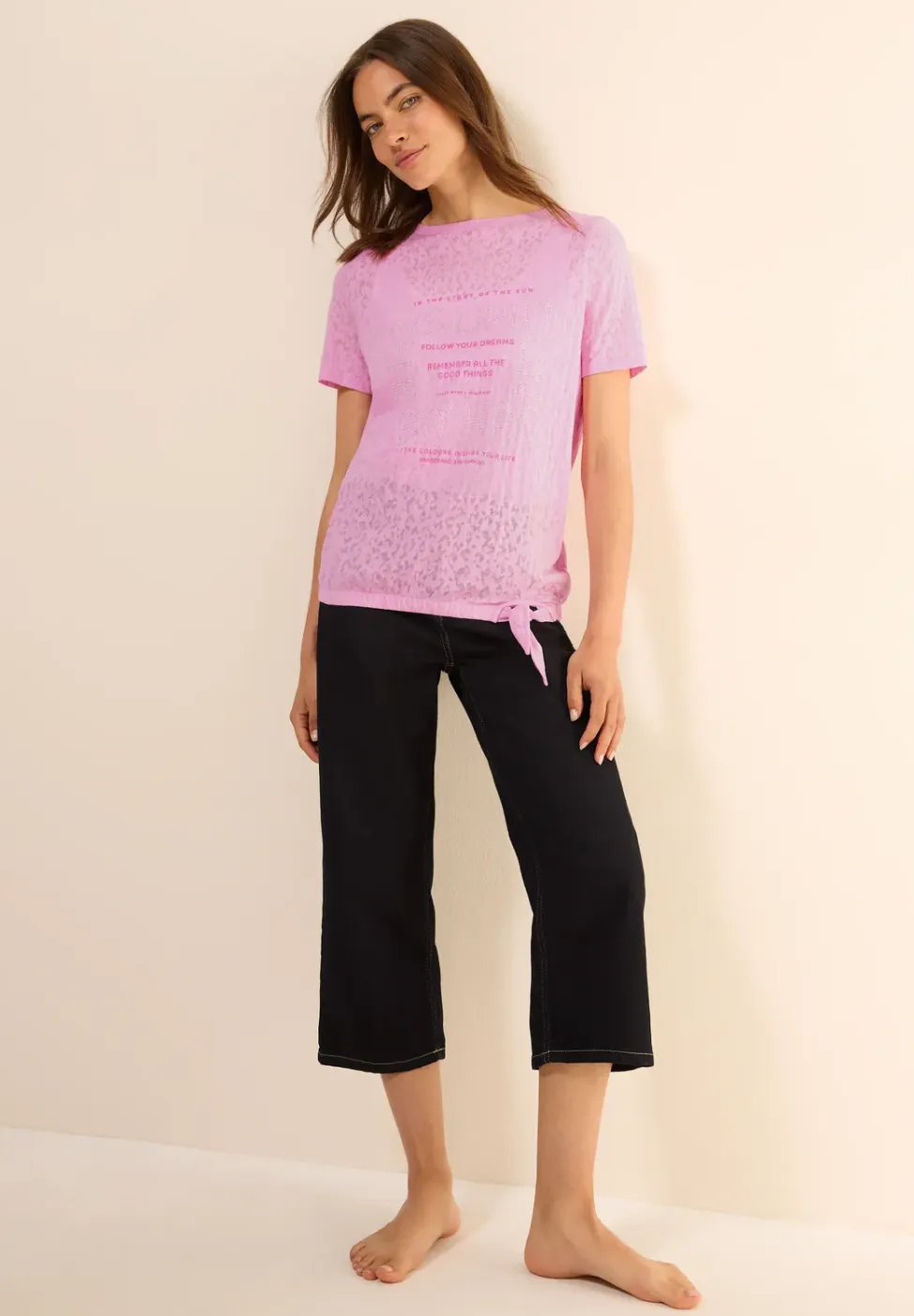 Shirt met edelstenen