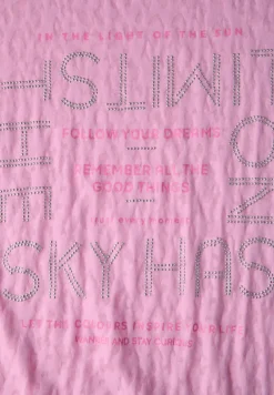 Shirt met edelstenen