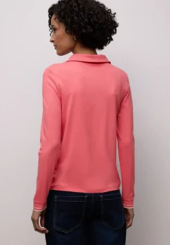 Shirt met een blouse-look