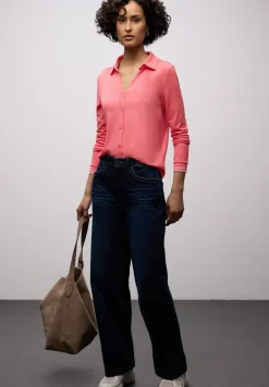 Shirt met een blouse-look