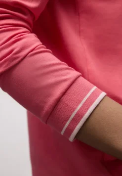 Shirt met een blouse-look