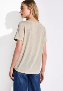 Shirt met foliedruk