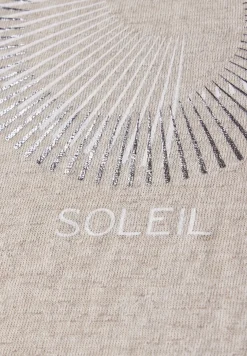 Shirt met foliedruk