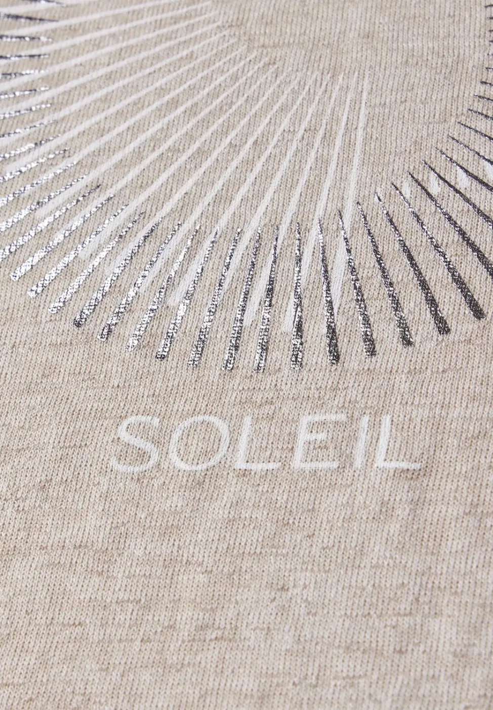 Shirt met foliedruk