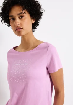 Shirt met foliedruk