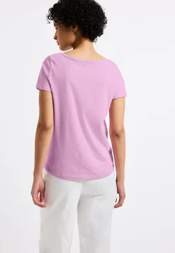 Shirt met foliedruk