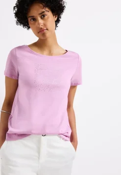 Shirt met foliedruk
