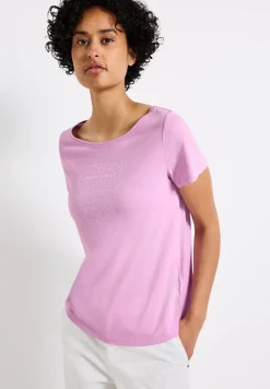 Shirt met foliedruk