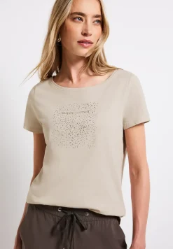 Shirt met foliedruk