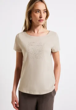 Shirt met foliedruk