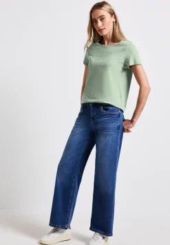 Shirt met foliedruk