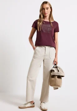 Shirt met foliedruk