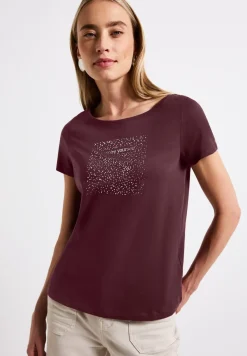 Shirt met foliedruk