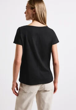Shirt met foliedruk