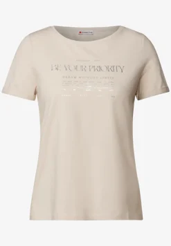 Shirt met folietekst