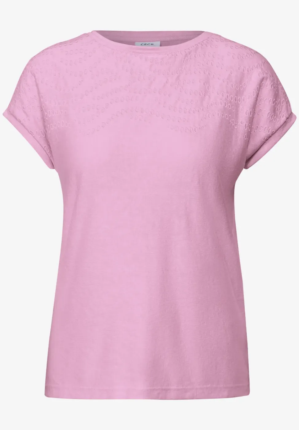 Shirt met geborduurd patroon