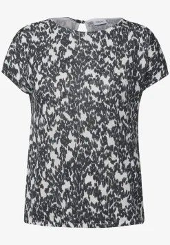 Shirt met gebreide look en patroon