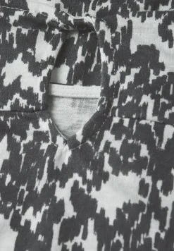 Shirt met gebreide look en patroon