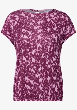 Shirt met gebreide look en patroon