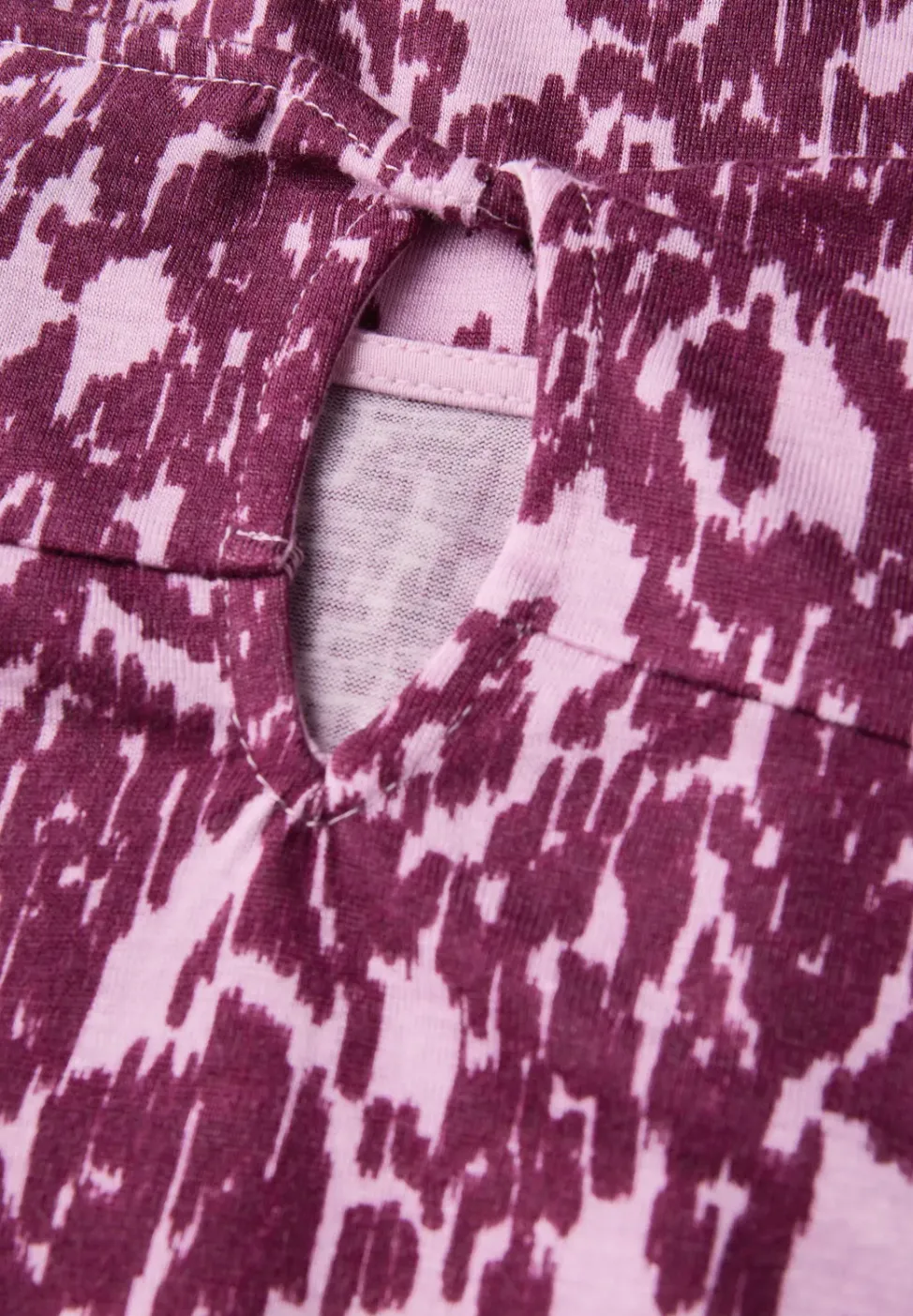Shirt met gebreide look en patroon