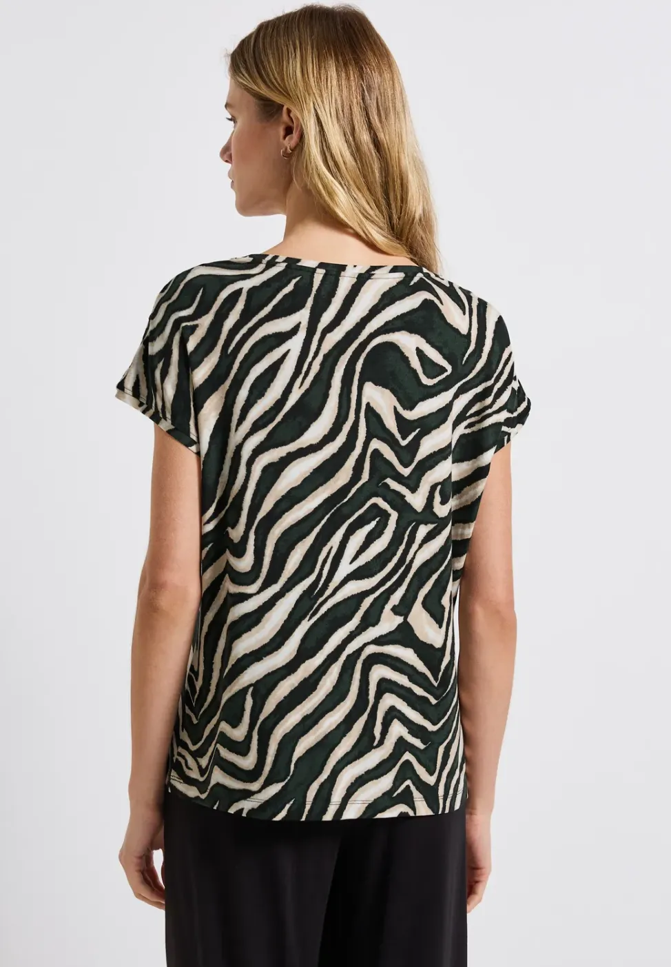 Shirt met gehaakte details