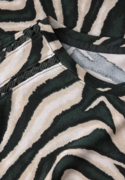 Shirt met gehaakte details
