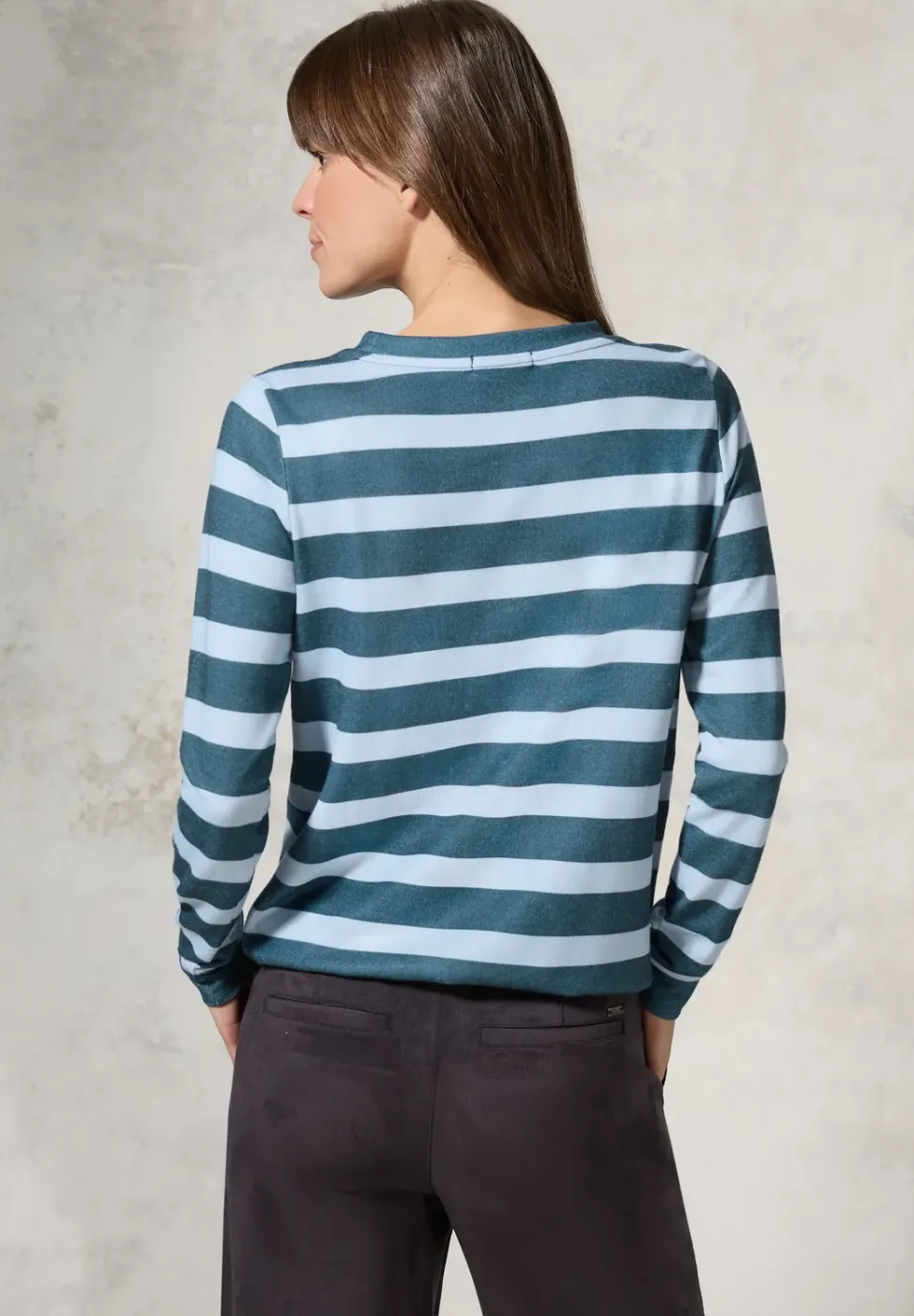 Shirt met gemêleerde look