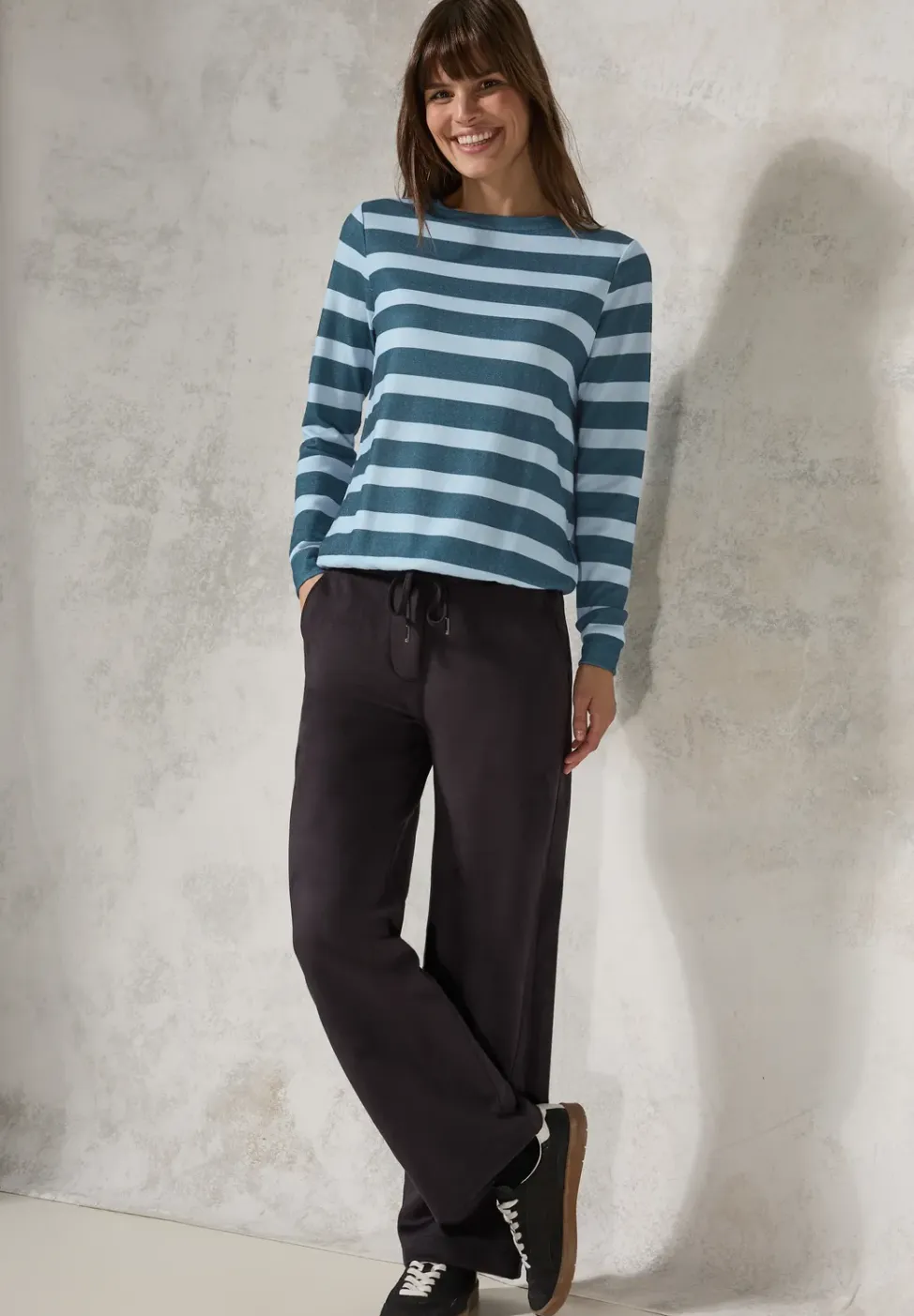 Shirt met gemêleerde look