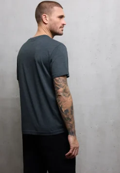 Shirt met gemêleerde look