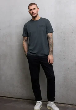 Shirt met gemêleerde look