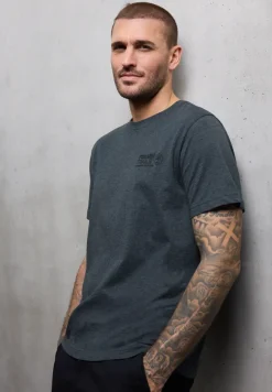 Shirt met gemêleerde look