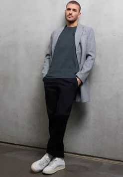 Shirt met gemêleerde look