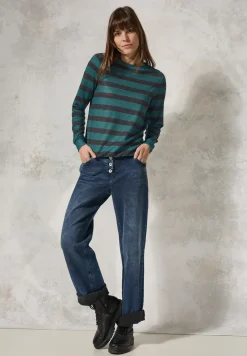 Shirt met gemêleerde look
