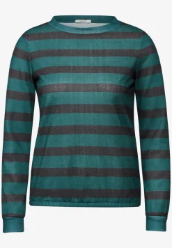 Shirt met gemêleerde look
