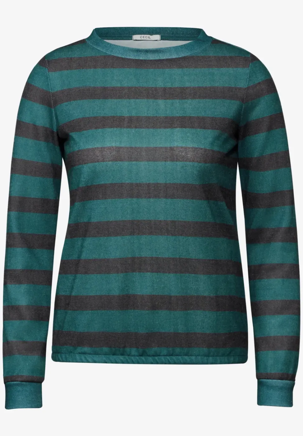 Shirt met gemêleerde look