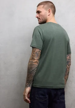 Shirt met gemêleerde look