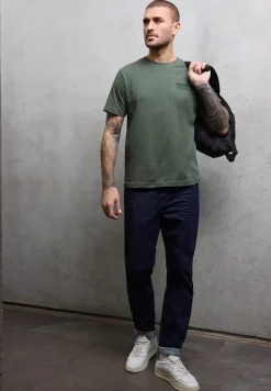 Shirt met gemêleerde look
