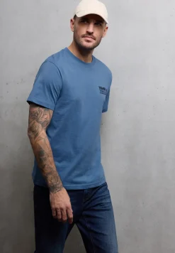 Shirt met gemêleerde look